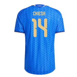 2026-2027 Italy Authentic Home Shirt (Chiesa 14)