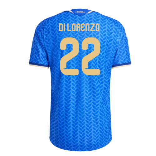 2026-2027 Italy Authentic Home Shirt (Di Lorenzo 22)