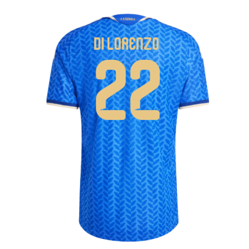 2026-2027 Italy Authentic Home Shirt (Di Lorenzo 22)