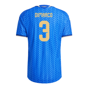2026-2027 Italy Authentic Home Shirt (Dimarco 3)