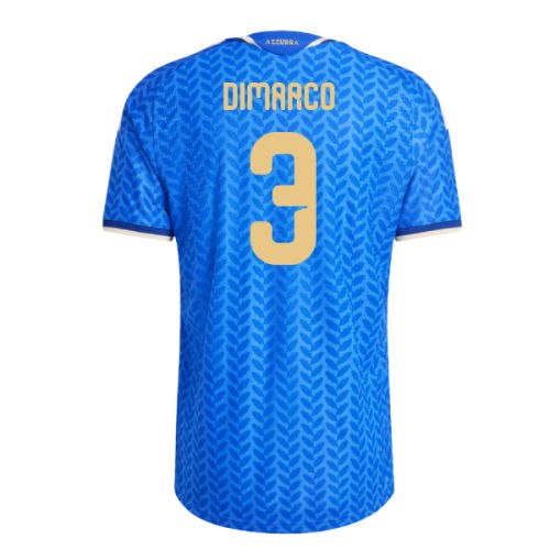 2026-2027 Italy Authentic Home Shirt (Dimarco 3)