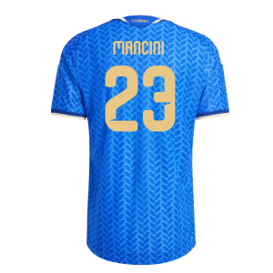 2026-2027 Italy Authentic Home Shirt (Mancini 23)