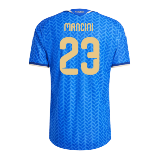 2026-2027 Italy Authentic Home Shirt (Mancini 23)