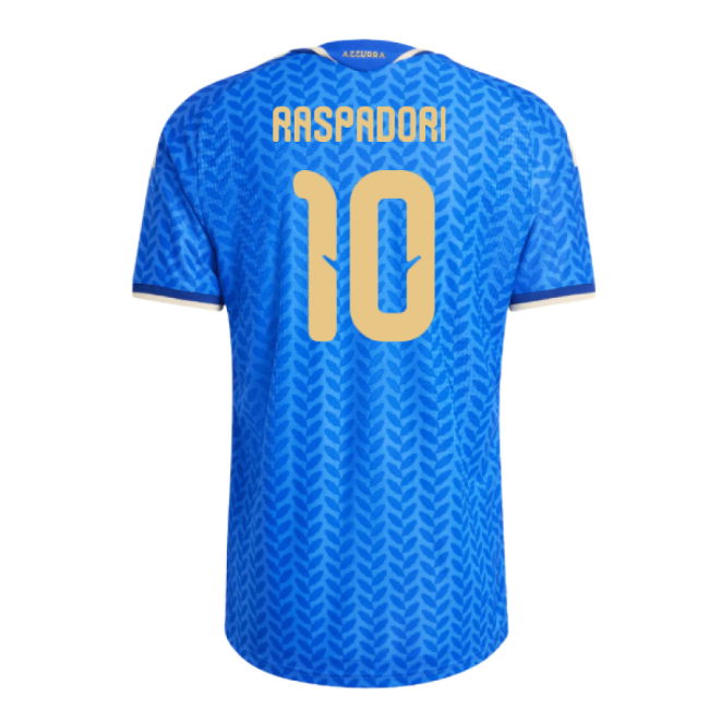 2026-2027 Italy Authentic Home Shirt (Raspadori 10)
