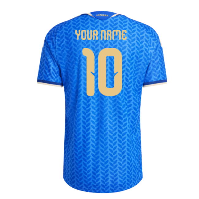 2026-2027 Italy Authentic Home Shirt (Your Name)