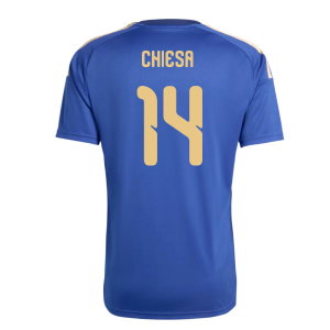2026-2027 Italy Home Fan Jersey (Chiesa 14)