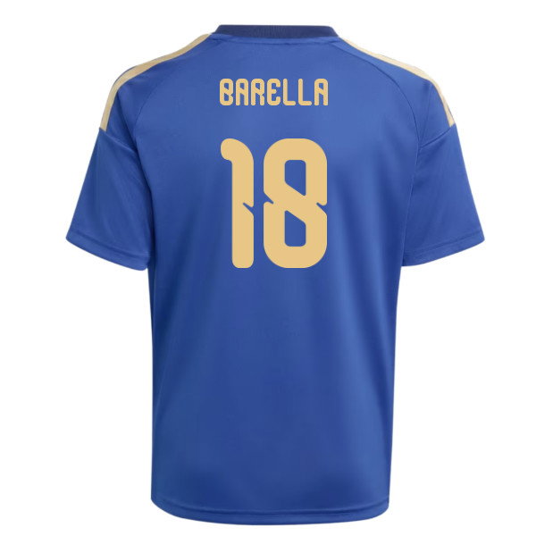 2026-2027 Italy Home Fan Jersey (Kids) (Barella 18)