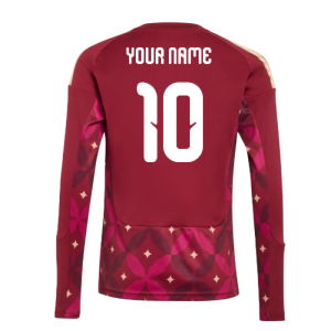 2026-2027 Italy Home Goalkeeper Shirt (Burgundy) - Kids
