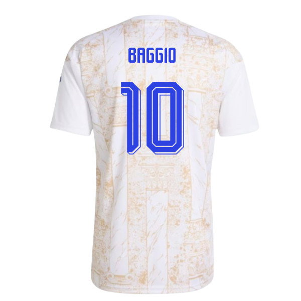 2026-2027 Italy Home Pre-Match Shirt (White) (Baggio 10)