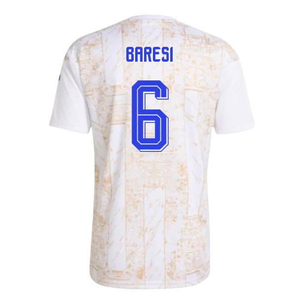 2026-2027 Italy Home Pre-Match Shirt (White) (Baresi 6)