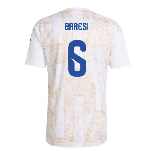 2026-2027 Italy Home Pre-Match Shirt (White) (Baresi 6)