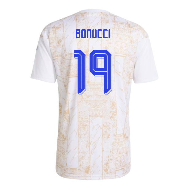 2026-2027 Italy Home Pre-Match Shirt (White) (Bonucci 19)