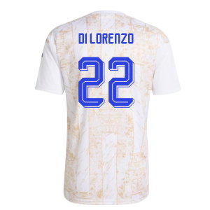 2026-2027 Italy Home Pre-Match Shirt (White) (Di Lorenzo 22)
