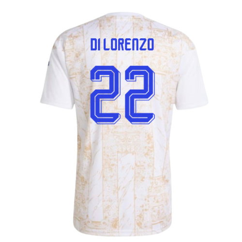 2026-2027 Italy Home Pre-Match Shirt (White) (Di Lorenzo 22)