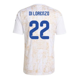 2026-2027 Italy Home Pre-Match Shirt (White) (Di Lorenzo 22)