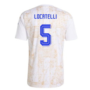 2026-2027 Italy Home Pre-Match Shirt (White) (Locatelli 5)