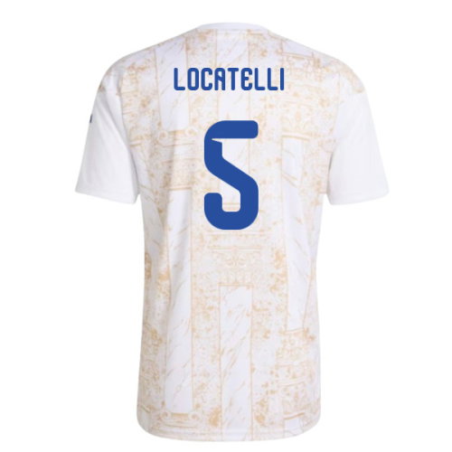 2026-2027 Italy Home Pre-Match Shirt (White) (Locatelli 5)