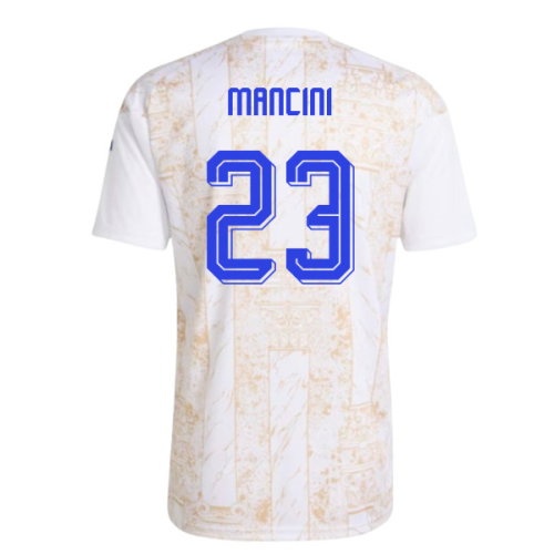 2026-2027 Italy Home Pre-Match Shirt (White) (Mancini 23)