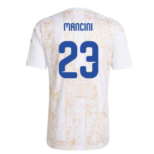 2026-2027 Italy Home Pre-Match Shirt (White) (Mancini 23)