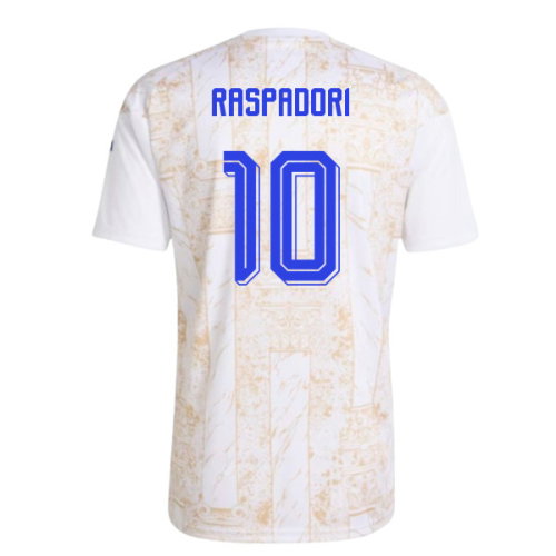 2026-2027 Italy Home Pre-Match Shirt (White) (Raspadori 10)