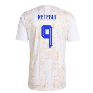 2026-2027 Italy Home Pre-Match Shirt (White) (Retegui 9)