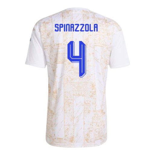 2026-2027 Italy Home Pre-Match Shirt (White) (Spinazzola 4)