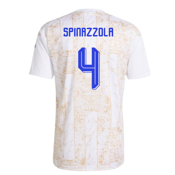 2026-2027 Italy Home Pre-Match Shirt (White) (Spinazzola 4)