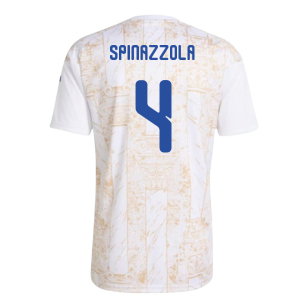 2026-2027 Italy Home Pre-Match Shirt (White) (Spinazzola 4)