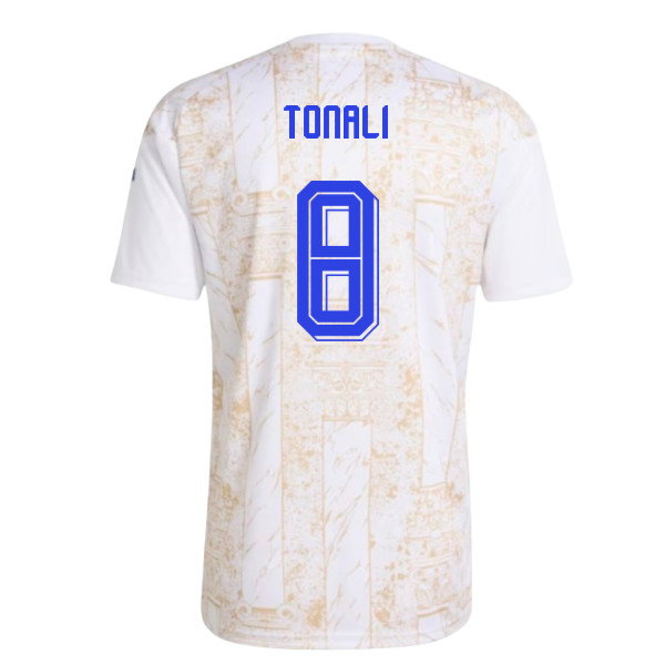 2026-2027 Italy Home Pre-Match Shirt (White) (Tonali 8)