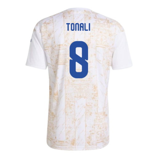 2026-2027 Italy Home Pre-Match Shirt (White) (Tonali 8)