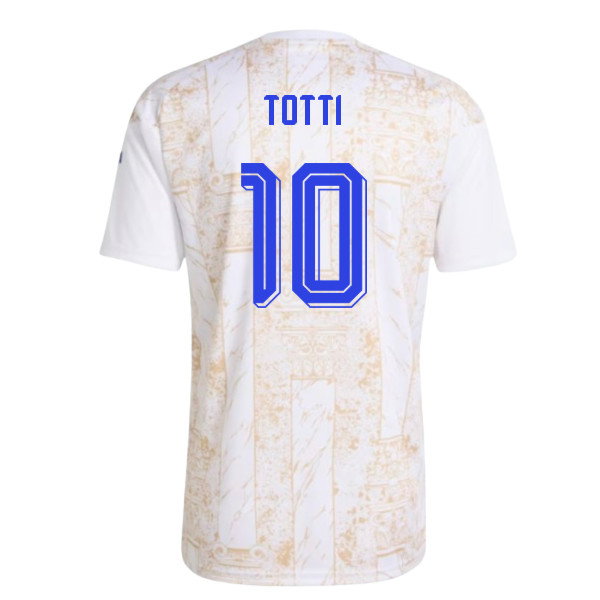 2026-2027 Italy Home Pre-Match Shirt (White) (Totti 10)