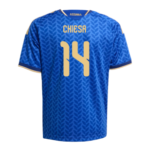 2026-2027 Italy Home Shirt (Kids) (Chiesa 14)
