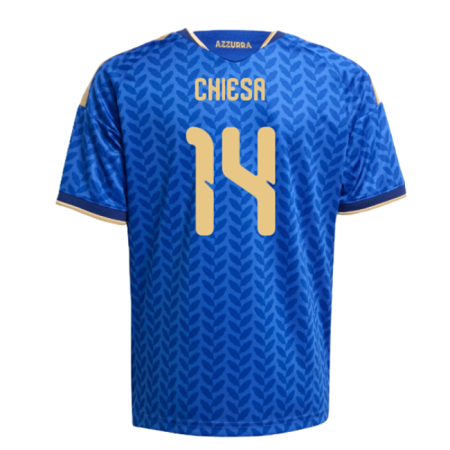 2026-2027 Italy Home Shirt (Kids) (Chiesa 14)