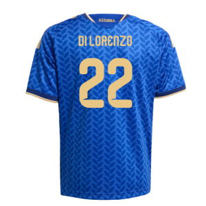 2026-2027 Italy Home Shirt (Kids) (Di Lorenzo 22)