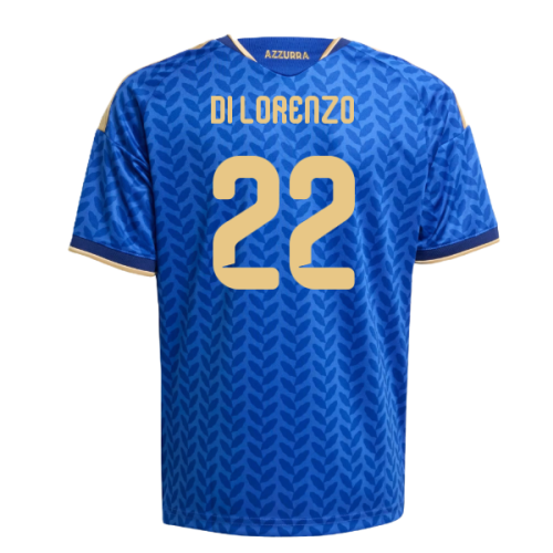 2026-2027 Italy Home Shirt (Kids) (Di Lorenzo 22)