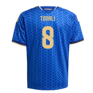 2026-2027 Italy Home Shirt (Kids) (Tonali 8)