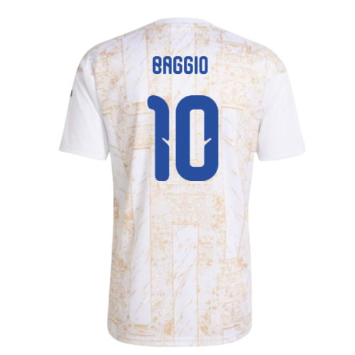 2026-2027 Italy Pre-Match Shirt (White) - Kids (Baggio 10)