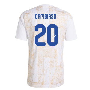 2026-2027 Italy Pre-Match Shirt (White) - Kids (Cambiaso 20)