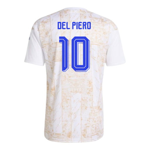 2026-2027 Italy Pre-Match Shirt (White) - Kids (Del Piero 10)
