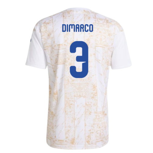 2026-2027 Italy Pre-Match Shirt (White) - Kids (Dimarco 3)