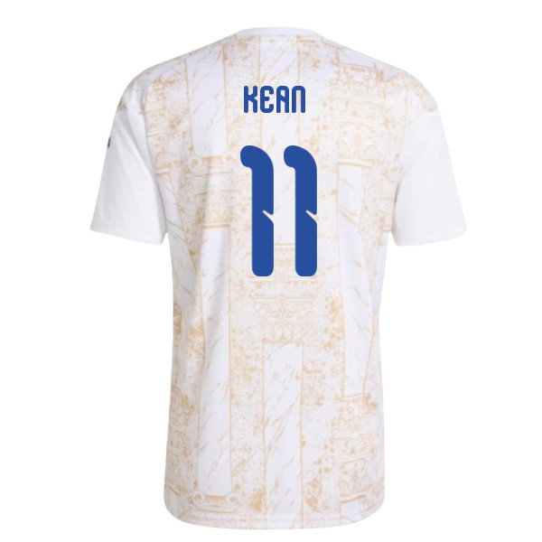 2026-2027 Italy Pre-Match Shirt (White) - Kids (Kean 11)