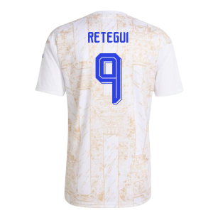 2026-2027 Italy Pre-Match Shirt (White) - Kids (Retegui 9)