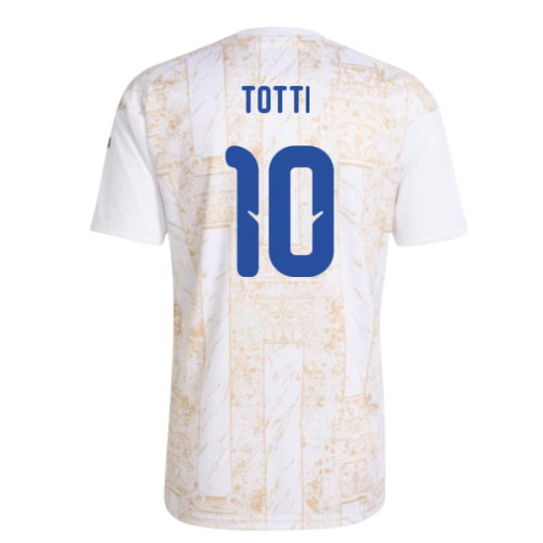 2026-2027 Italy Pre-Match Shirt (White) - Kids (Totti 10)