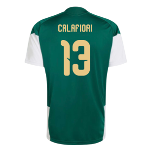2026-2027 Italy Training Jersey (Green) (Calafiori 13)