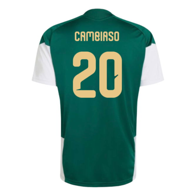 2026-2027 Italy Training Jersey (Green) (Cambiaso 20)