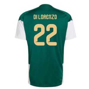 2026-2027 Italy Training Jersey (Green) (Di Lorenzo 22)