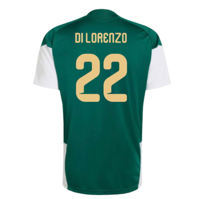 2026-2027 Italy Training Jersey (Green) (Di Lorenzo 22)