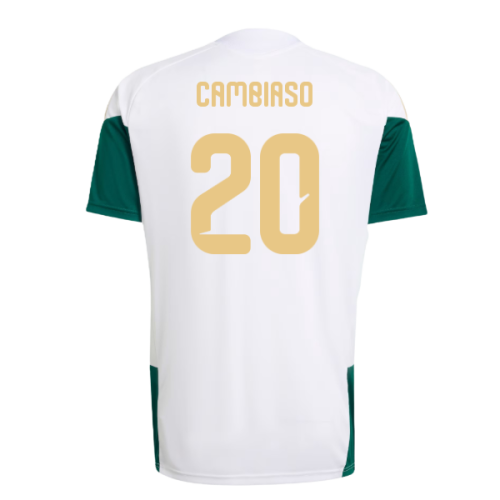 2026-2027 Italy Training Jersey (White) (Cambiaso 20)