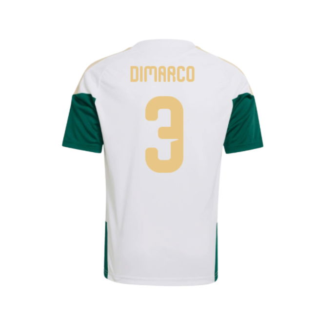2026-2027 Italy Training Jersey (White) - Kids (Dimarco 3)