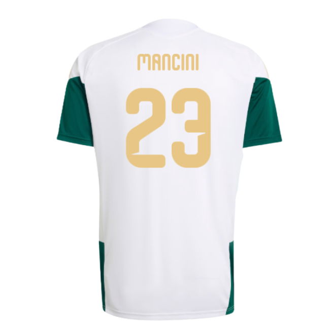 2026-2027 Italy Training Jersey (White) (Mancini 23)